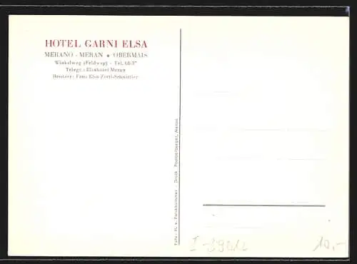 AK Meran-Obermais, Hotel Garni Elsa