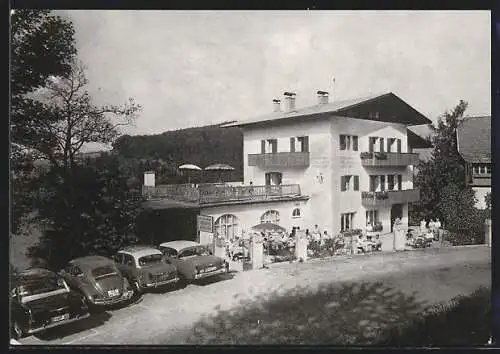 AK Kastelruth, Pension-Restaurant-Caffè Alpenflora, Bes.: Fam. Plunger