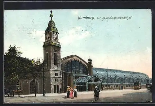 AK Hamburg-St.Georg, Der neue Centralbahnhof