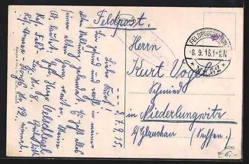 AK Metz, Prinz Friedrich Karl-Tor mit Strassenbahn