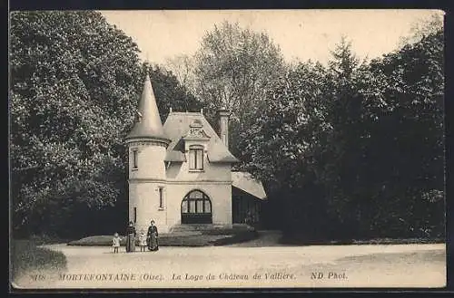 AK Mortefontaine, La Loge du Chateau de Vallière