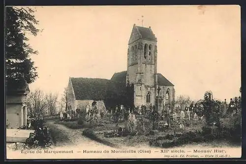 AK Hameau de Monnevile, Eglise de Marquemont