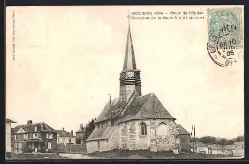 AK Moliens, Place de l`Eglise