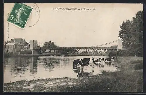 AK Prècy-sur-Oise, L`Abreuvoir