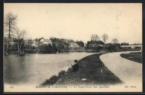 AK Compiegne, Le Franc-Port, vur gènèrale