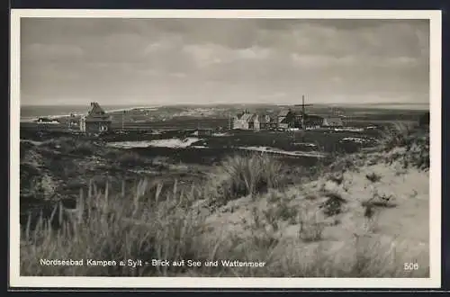 AK Kampen, Blick auf See und Wattenmeer