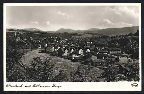 AK Miesbach, Totale mit Schlierseer Berge