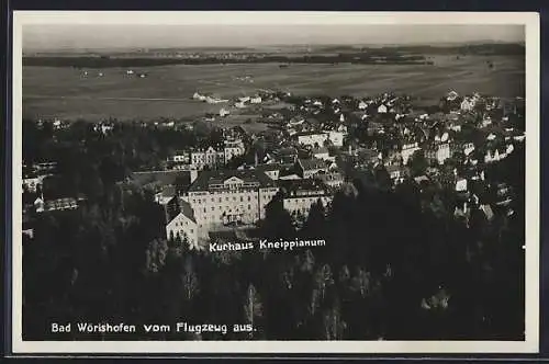 AK Bad Wörishofen, Totalansicht aus der Vogelschau