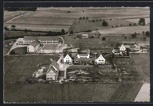 AK Dierdorf /Westerwald, Ortsansicht vom Flugzeug aus