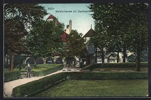 AK Köln-Lindenthal, Gasthaus Waldschenke im Stadtwald