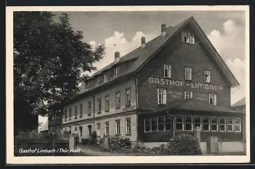 AK Limbach /Thür., Gasthof Albin Scheler