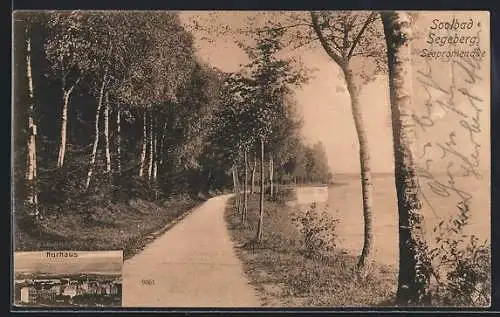 AK Segeberg, Seepromenade, Kurhaus