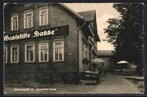 AK Geraberg /Thür. Wald, Gaststätte Hasse