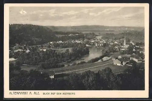 AK Altenmarkt a. Alz, Blick auf den Auerberg