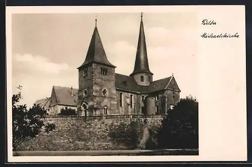 AK Fulda, Blick auf die Michaelskirche