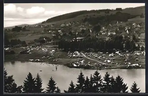 AK Lantenbach, Aggertalsperre im Oberbergischen Zeltplatz