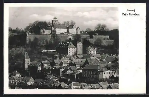 AK Kronach, Blick zur Veste Rosenberg