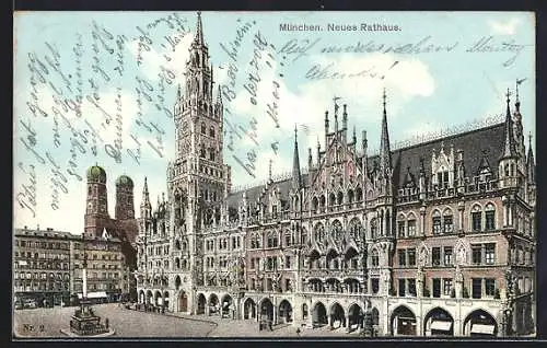 AK München-Au, Neues Rathaus