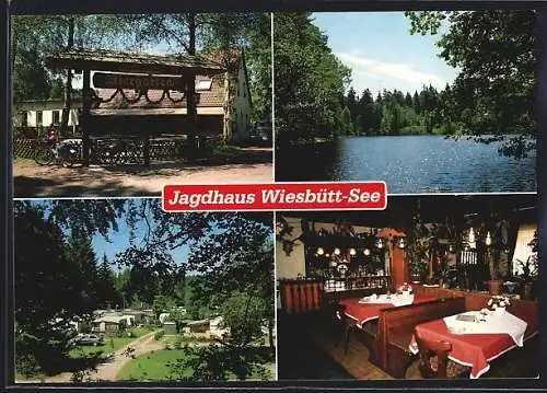 AK Wiesen /Spessart, Jagdhaus-Restaurant-Camping Wiesbütt-See