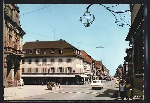 AK Bühl /Baden, Hauptstrasse mit Geschäften