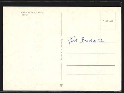 AK Aschaffenburg, Rathaus