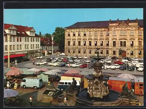 AK Erlangen, Marktplatz und Schloss