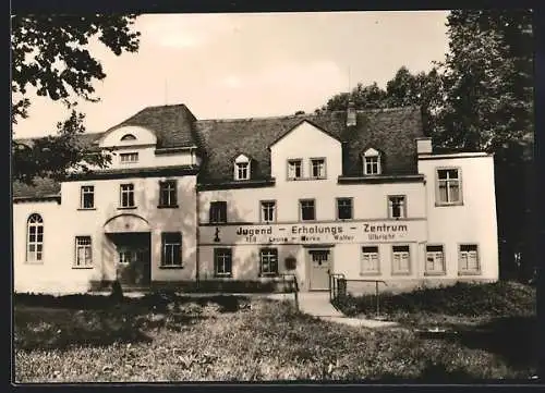 AK Waldenburg i. Sa., Jugend-Erholungszentrum der VEB Leuna-Werke Walter Ulbricht