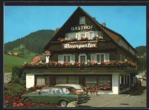 AK Baiersbronn /Schwarzwald, Hotel-Gasthof Rosengarten