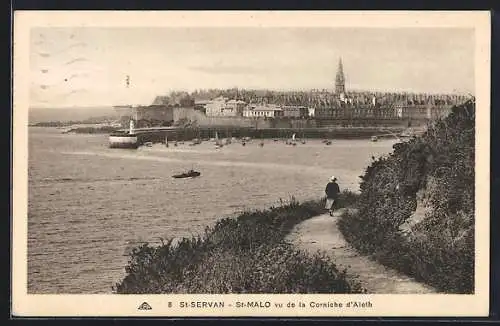 AK St-Servan-St-Malo, vu de la Corniche d`Aleth