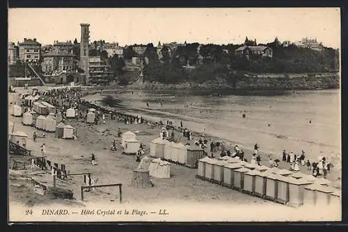 AK Dinard, Hotel Crystal et la Plage