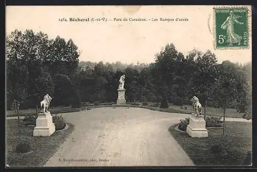 AK Bècherel, Parc de Caradeuc-Les Rampes d`accès