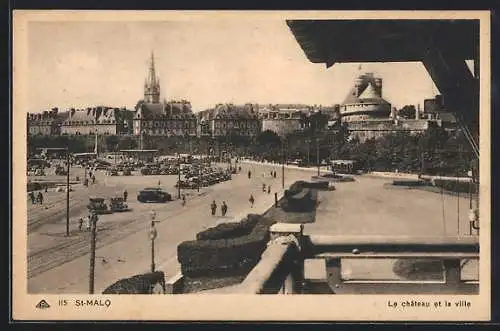 AK St-Malo, Le chateau et la ville