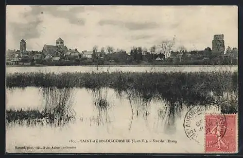 AK Saint-Aubin-du-Cormier, Vue de l`Etang