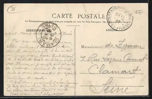 AK Saint-Aubin-du-Cormier, Vue de l`Etang