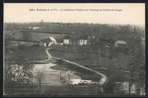 AK Antrain, La vallèe de la Roche et le Couesnon au Moulin de l`Angle