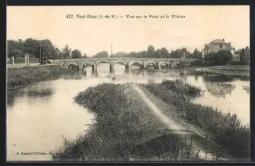 AK Pont-Rèan, Vue sur le Pont et la Vilaine