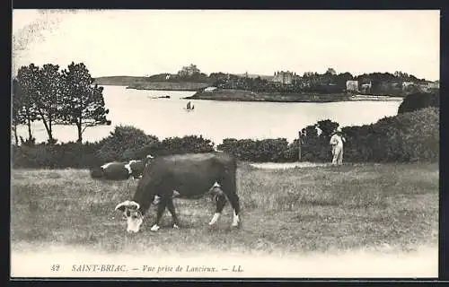 AK Saint-Briac, Vue prise de Lancieux