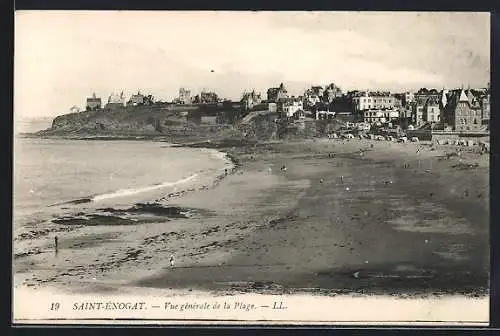 AK Saint-Ènogat, Vue gènèrale de la Plage