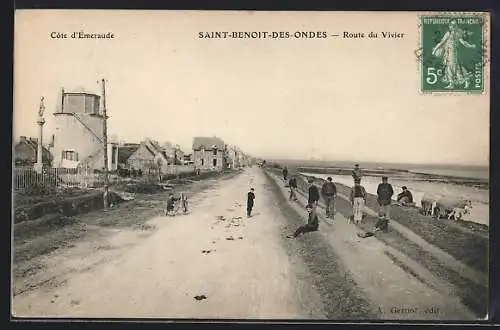 AK Saint-Benoit-des-Ondes, Route du Vivier