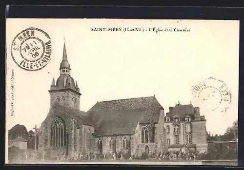 AK Saint-Mèen, L`Èglise et le Cimetière