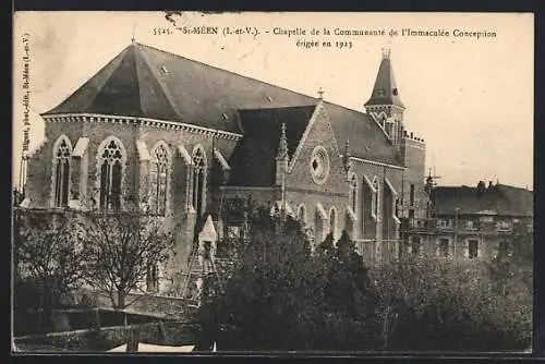 AK St-Mèen, Chapelle de la Communautè de l`Immaculèe Conception èrigèe en 1923