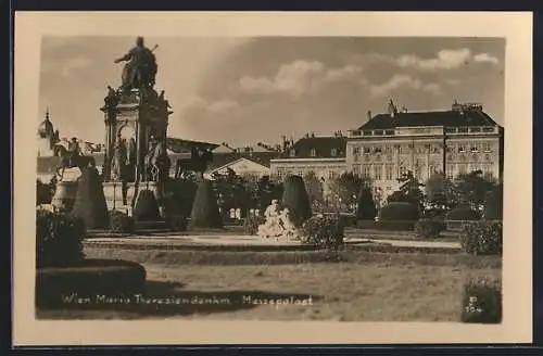 AK Wien, Maria Theresiendenkmal, Messepalast