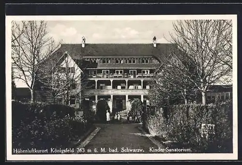 AK Königsfeld / Schwarzwald, Kinder-Sanatorium