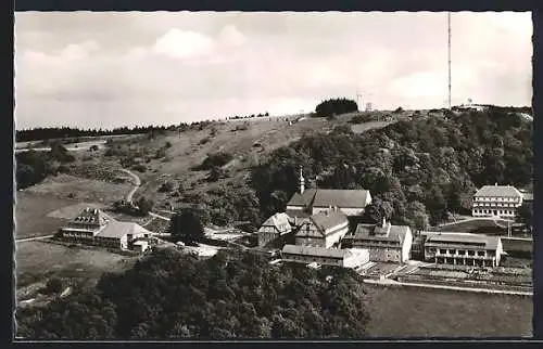 AK Bischofsheim / Rhön, Blick auf Kloster Kreuzberg