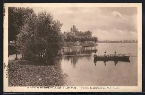 AK Pouilly-en-Auxois, Un coin du réservoir de Panthier