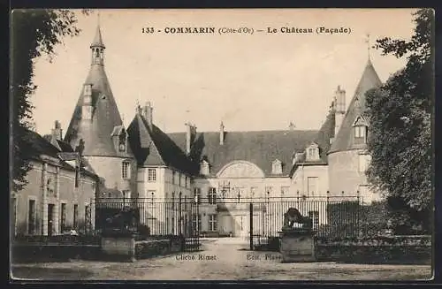 AK Commarin, Le Château, Facade