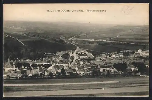 AK Bligny-sur-Ouche, Vue générale n° 3