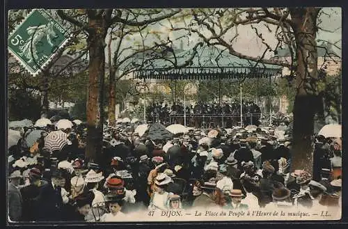 AK Dijon, La Place du Peuple à l`Heure de la musique