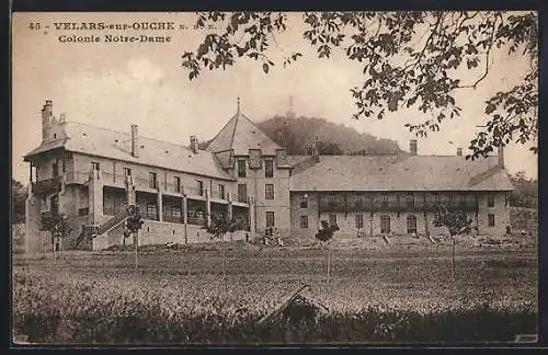 AK Velars-sur-Ouche, Colonie Notre-Dame