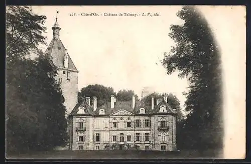 AK Talmay, Château de Talmay entouré d`arbres majestueux